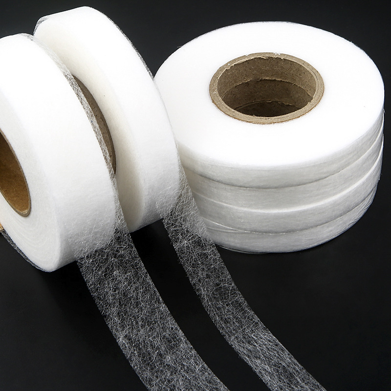 Interfacing Iron On - 70 Yards Black White Hot Melt
