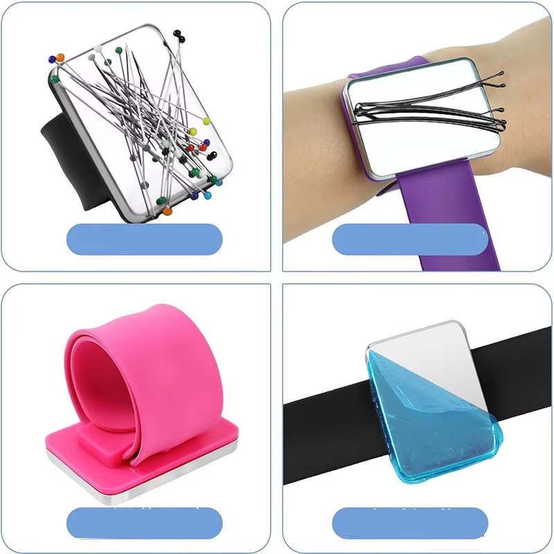 Sewing Necessities - Silicone Magnetic Wrist Pincushion Portable Pin