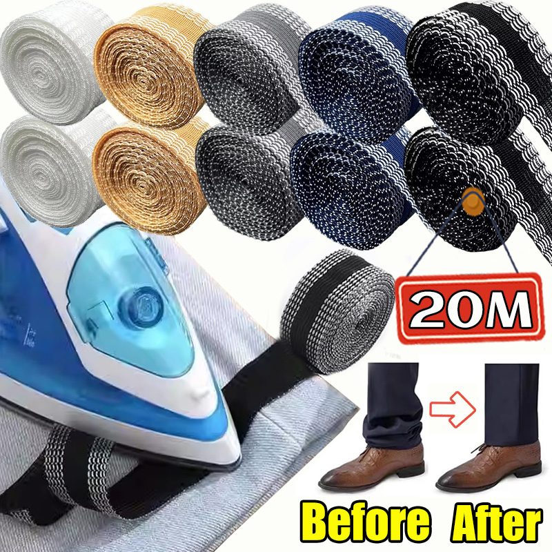 Interfacing Iron On - 1-20M DIY Self-Adhesive Fabric Pants Edge