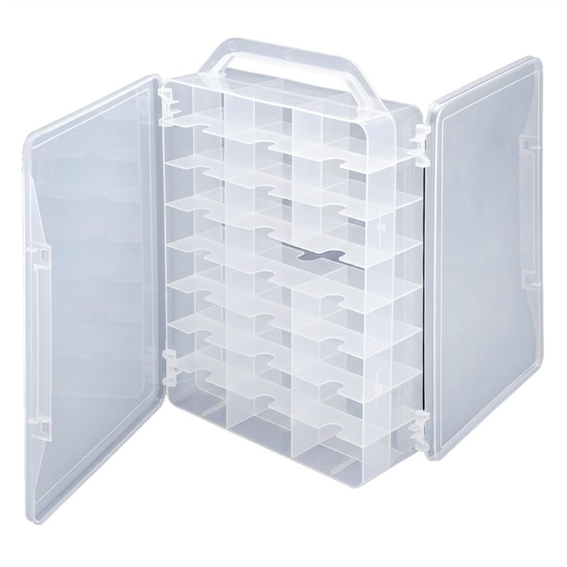 Embroidery Floss Thread - Sewing Organizer 46 Double-Sided Grids, For