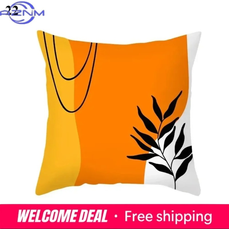 Boho Orange Abstract Cushion C - Century Textile & Sewing Supply Hours recension och pris