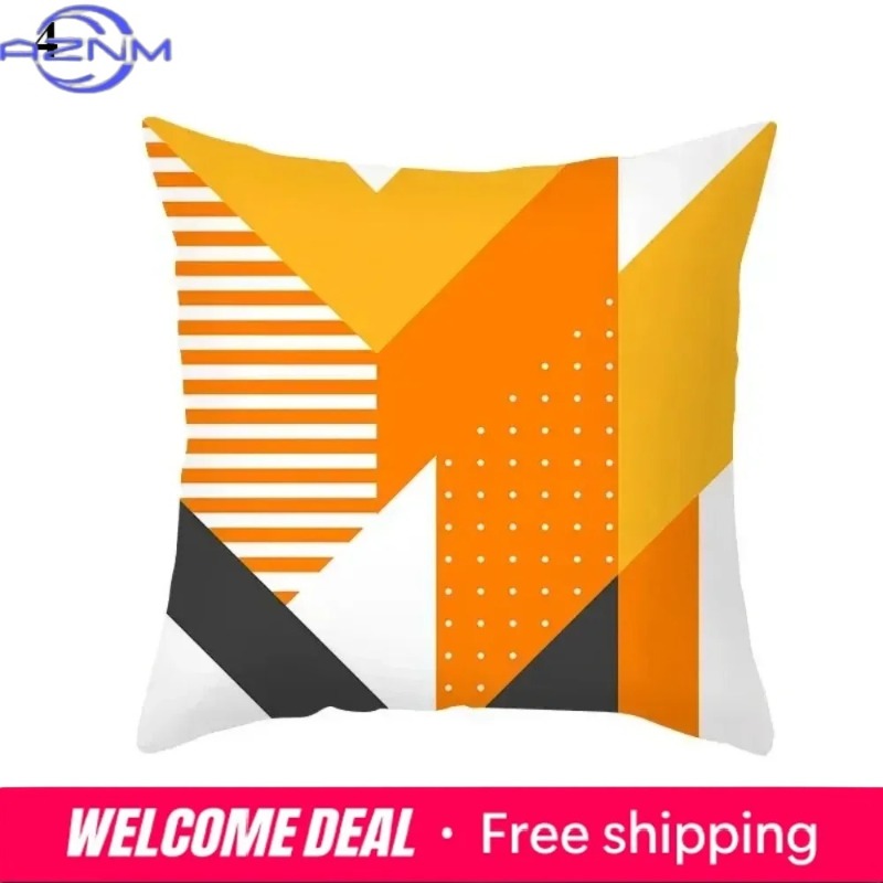 Boho Orange Abstract Cushion C - Century Textile & Sewing Supply Hours recension och pris