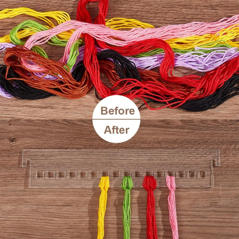 16 Positions Floss Organizer 5 - Embroidery Floss Thread recension och pris