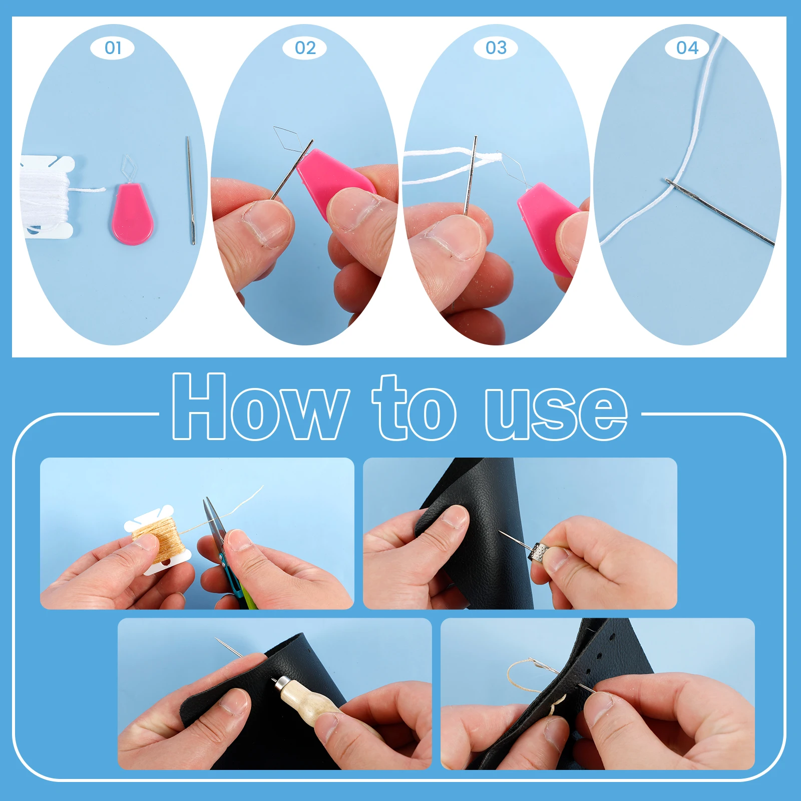 Leather Upholstery Repair Sewi - Leather Needle Heavy recension och pris