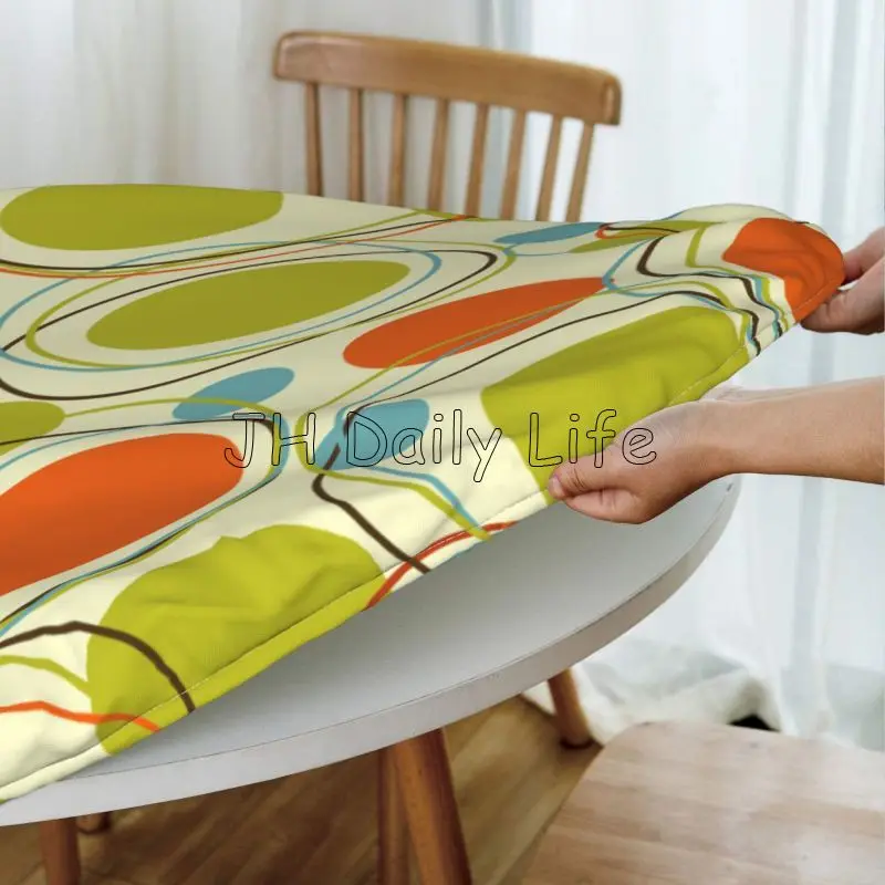 1950s Retro Yellow Abstract Mi - Century Textile & Sewing Supply Hours recension och pris