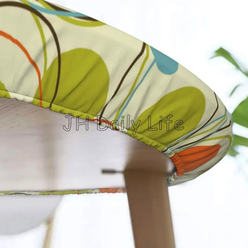 1950s Retro Yellow Abstract Mi - Century Textile & Sewing Supply Hours recension och pris