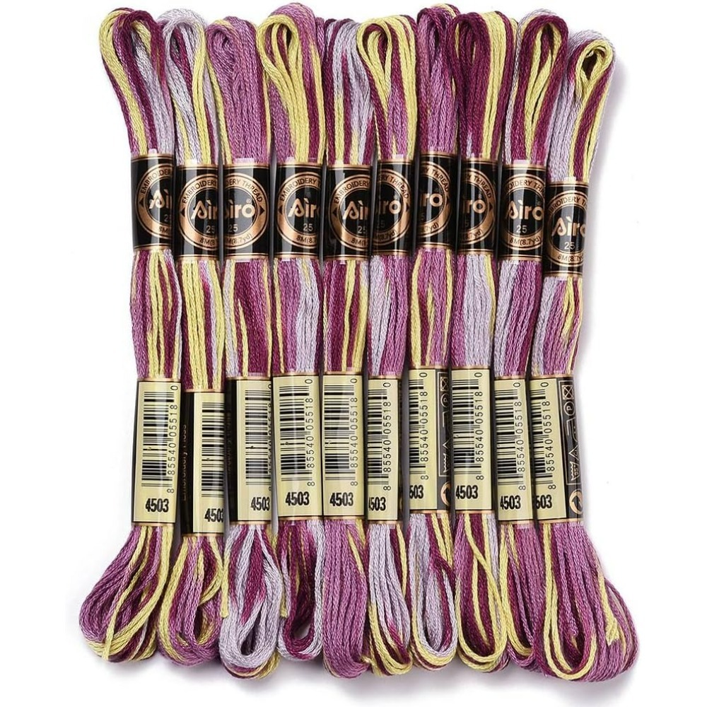 6 Strands Purple Variegated Em - Embroidery Floss Thread recension och pris