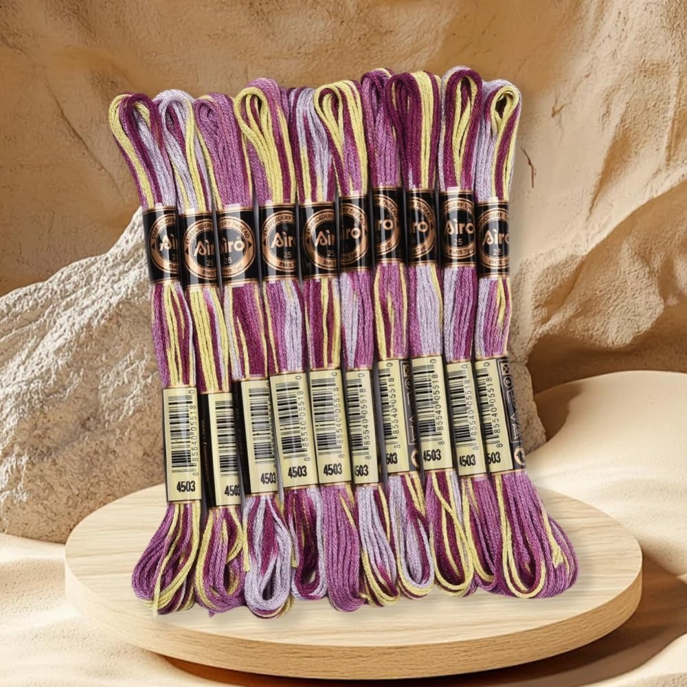 6 Strands Purple Variegated Em - Embroidery Floss Thread recension och pris