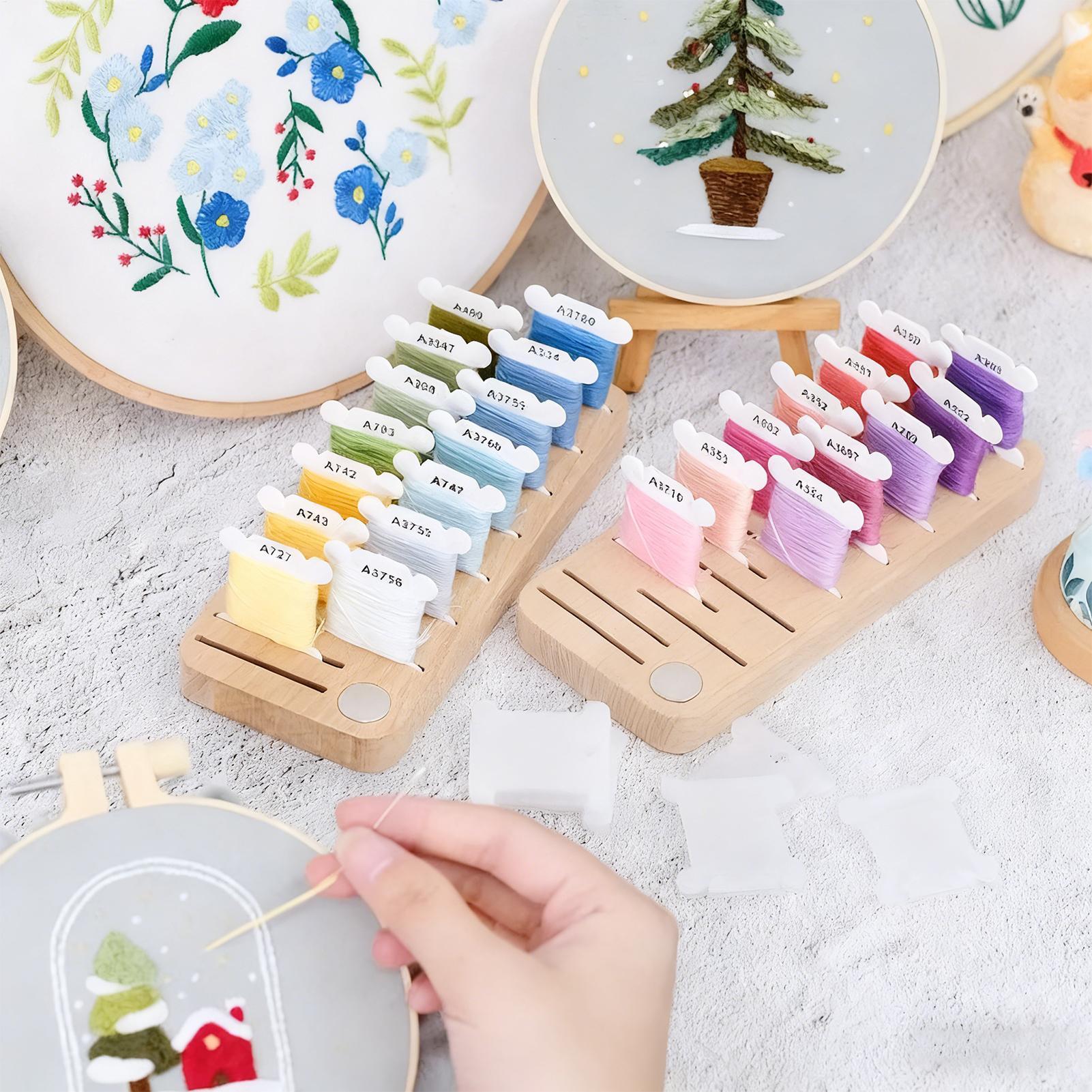 Embroidery Thread Organizer 15 - Embroidery Floss Thread recension och pris