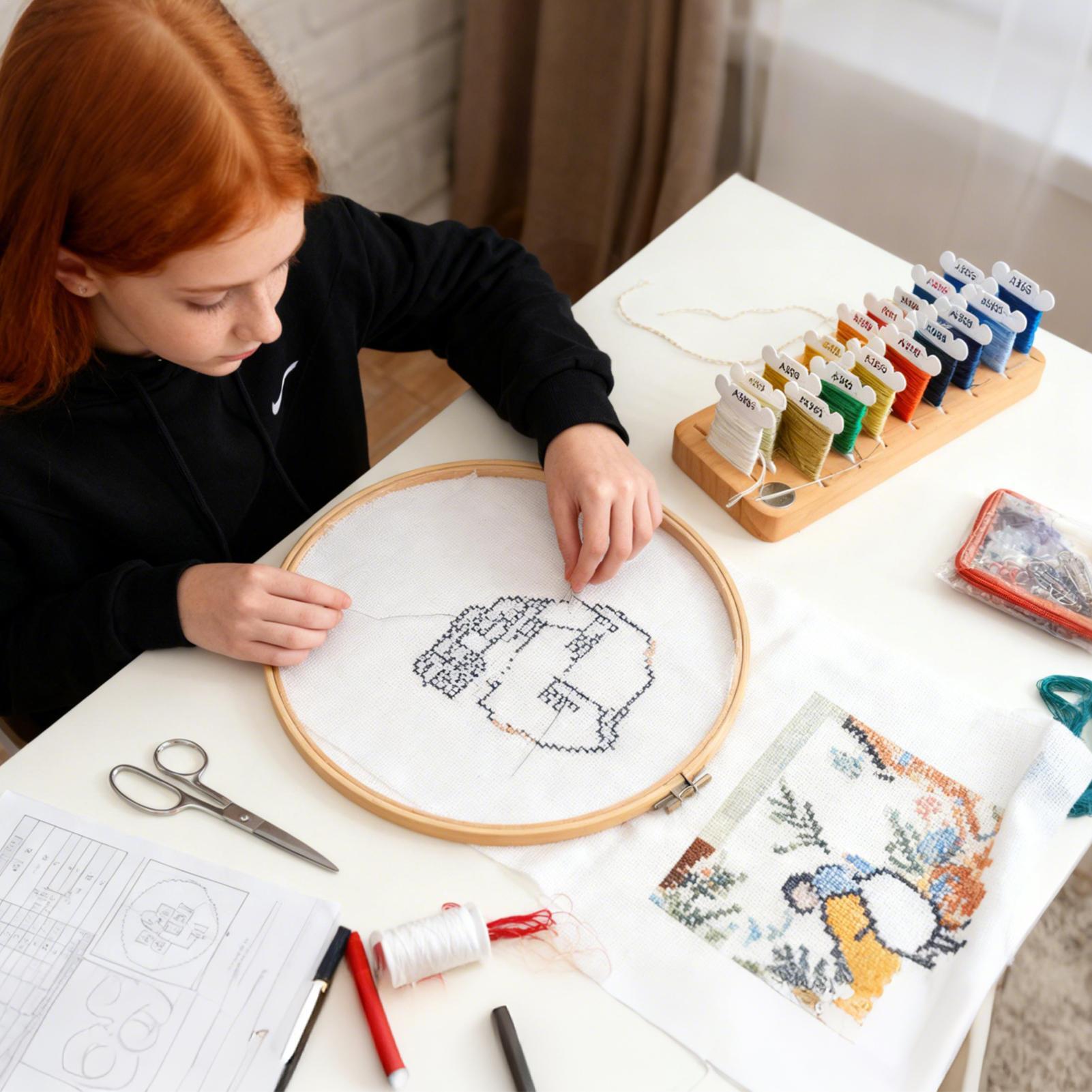 Embroidery Thread Organizer 15 - Embroidery Floss Thread recension och pris