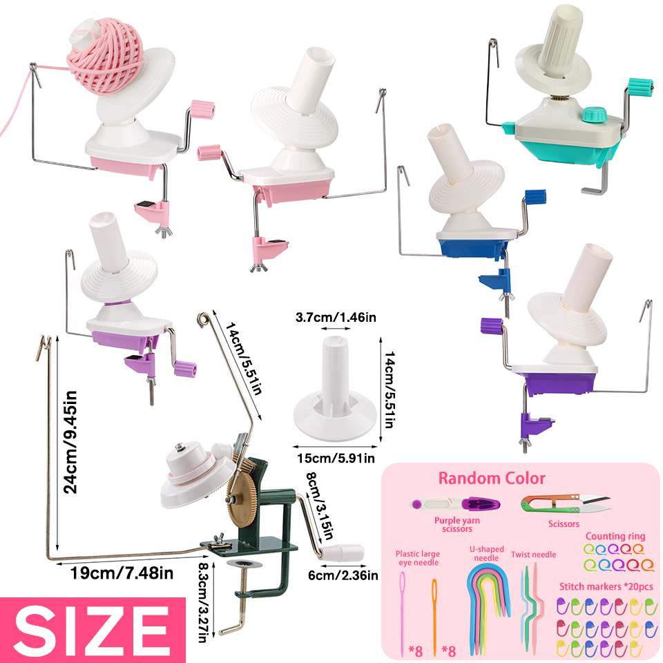 Imazy Yarn Cake Winder Spinner - Sewing Knit recension och pris