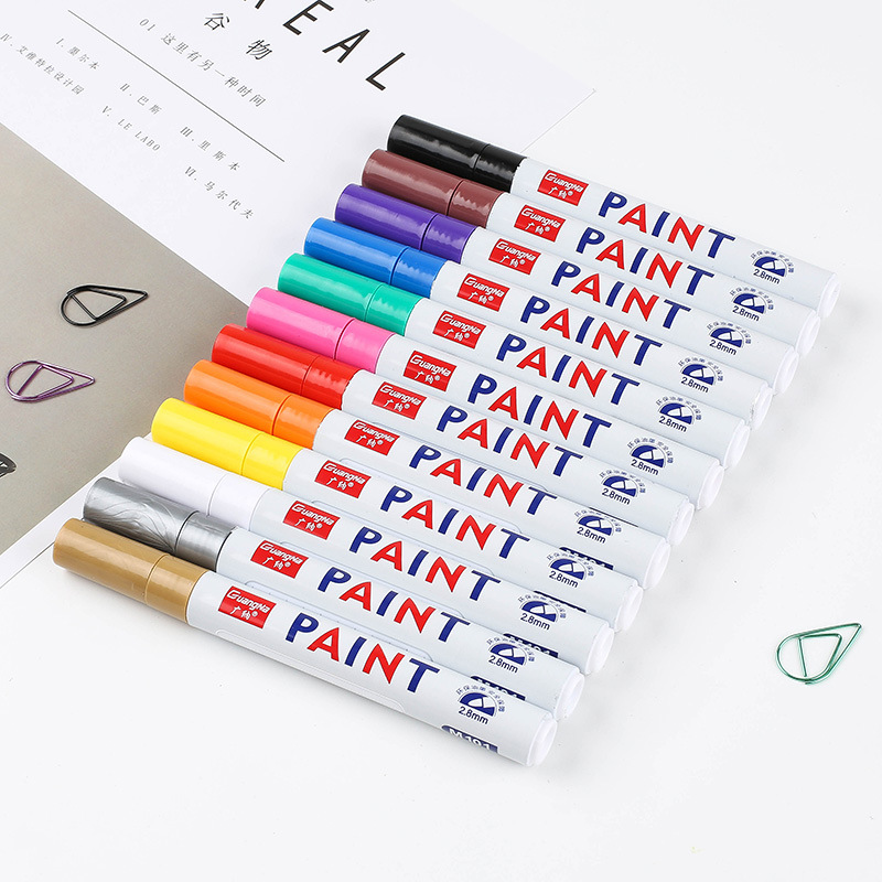 12Pcs White Paint Markers Pens - Fabric Marking Pen recension och pris