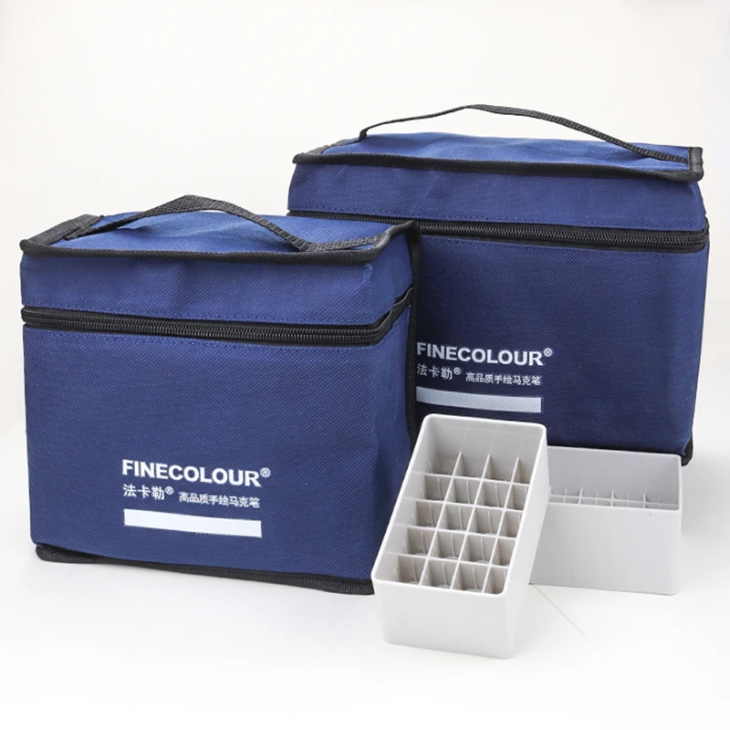 FINECOLOUR Markers Pen Bag Zip - Fabric Marking Pen recension och pris