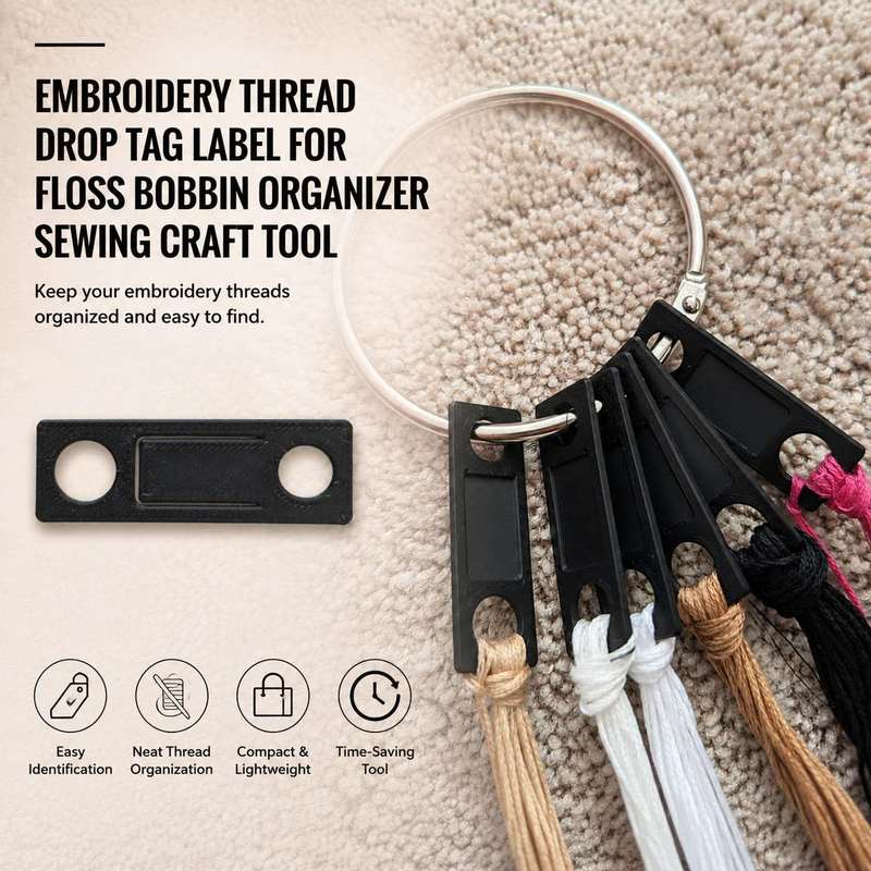 Embroidery Thread Drop Tag Lab - Embroidery Floss Thread recension och pris