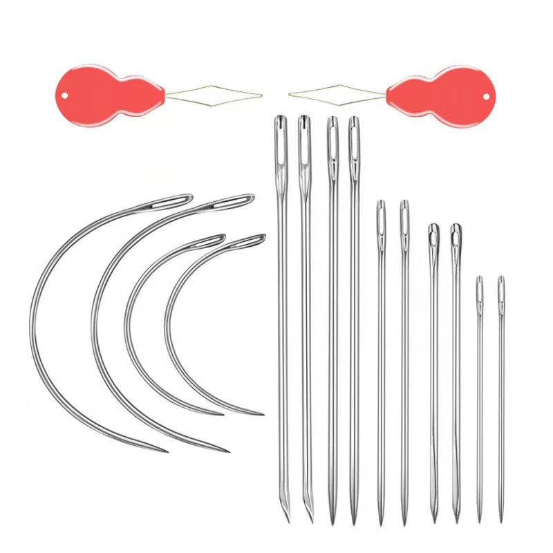14 Pcs Heavy Duty Hand Sewing  - Leather Needle Heavy recension och pris