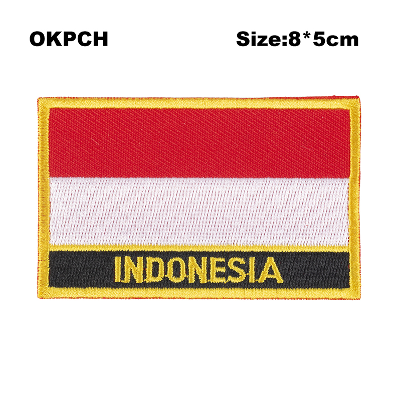 Indonesia  Flag Embroidery Pat - Sewing Indonesia recension och pris