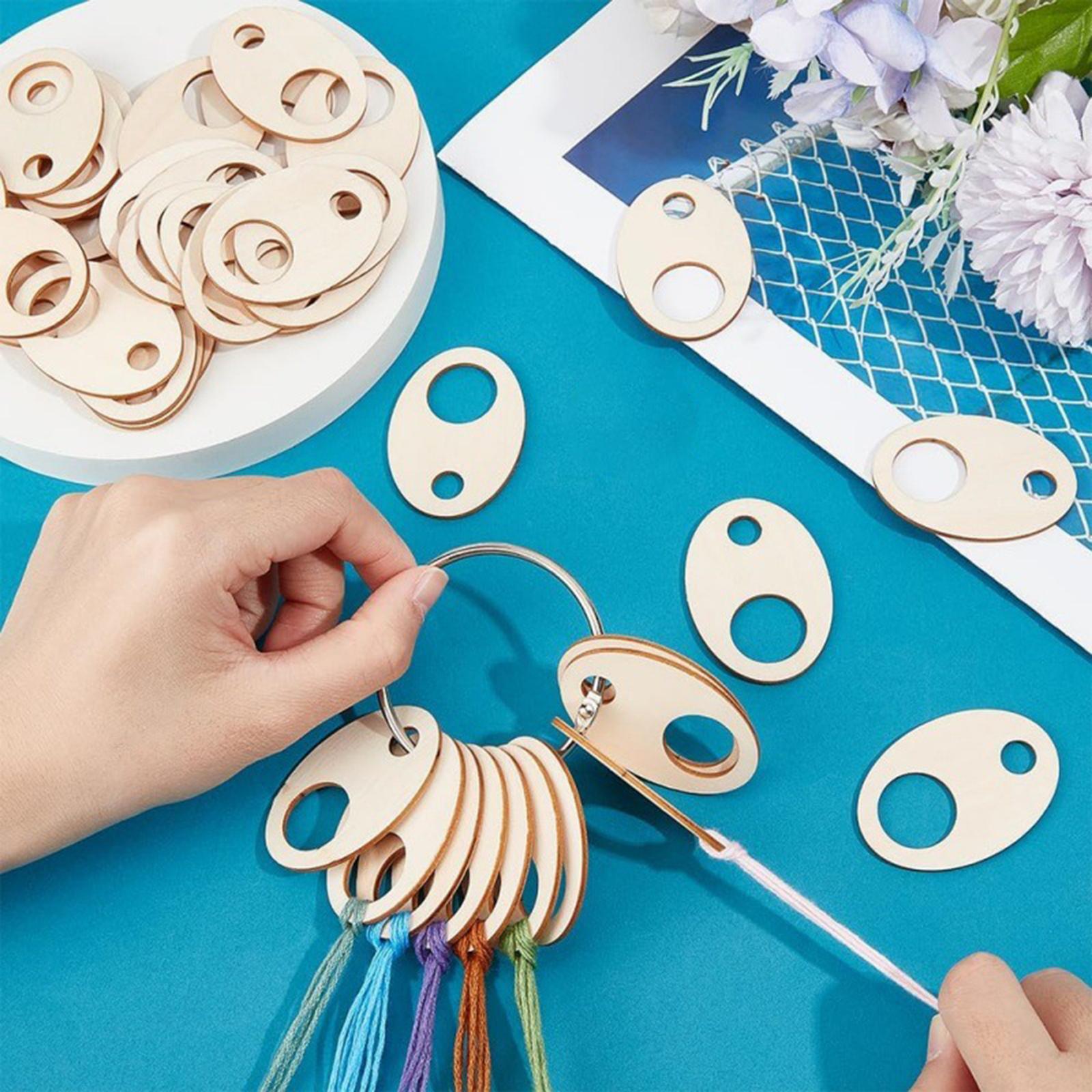 Wooden Thread Drops Portable W - Embroidery Floss Thread recension och pris