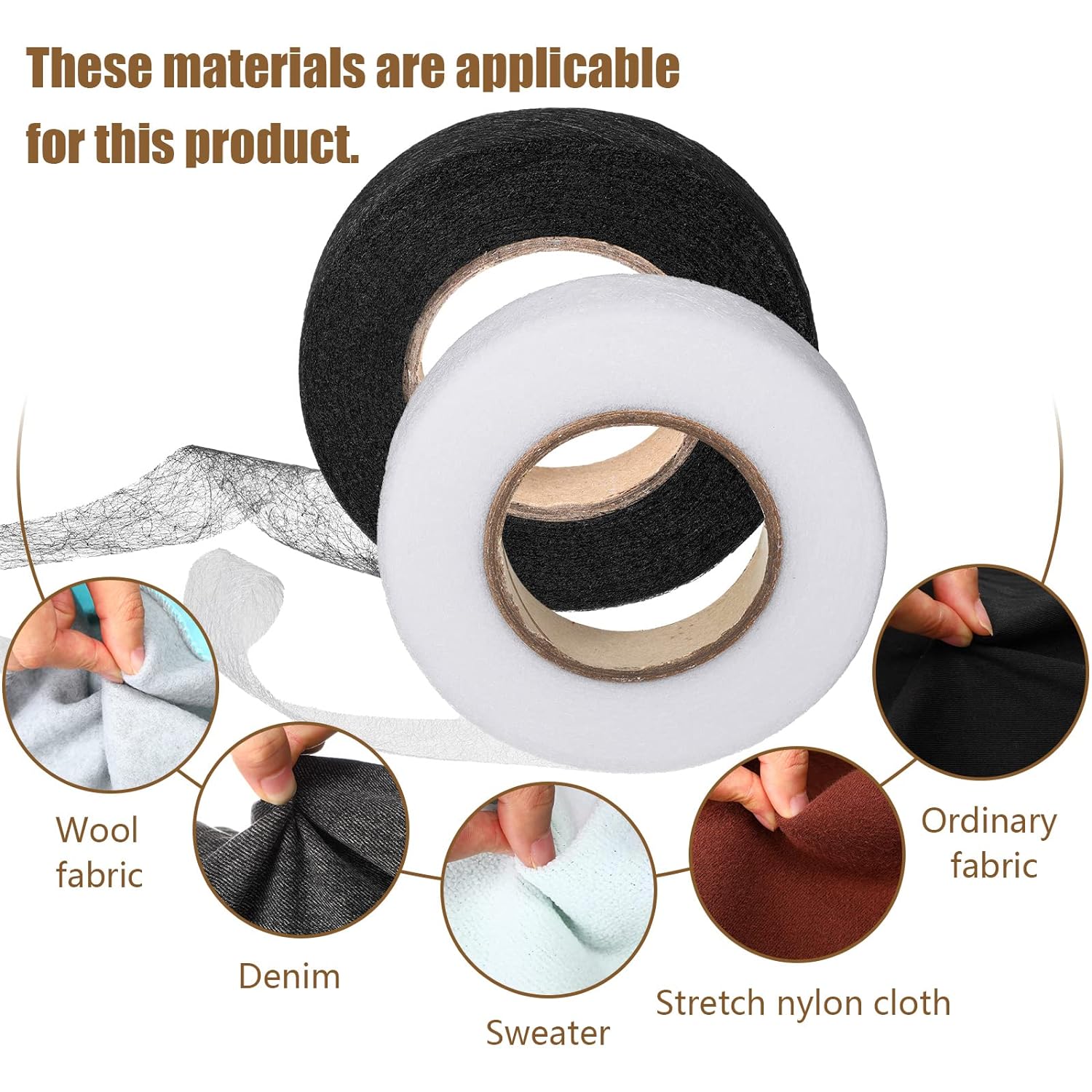 Iron on Hemming Tape Double-si - Interfacing Iron On recension och pris