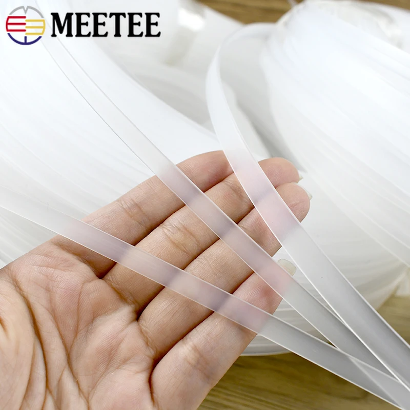 10M Meetee 4-12mm Clear PP Pla - Textile Sewing Support recension och pris