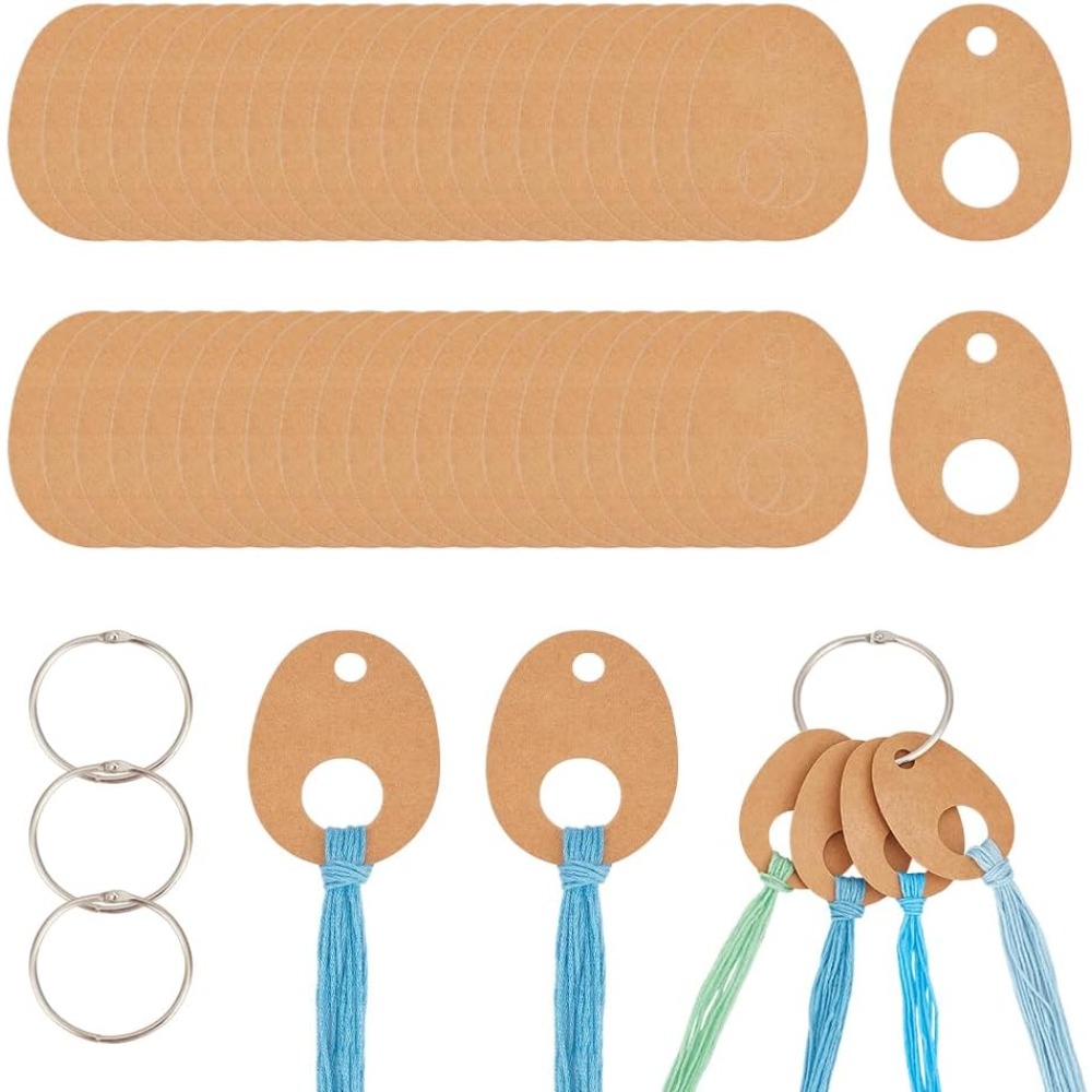 100Pcs Teardrop Floss Thread D - Embroidery Floss Thread recension och pris