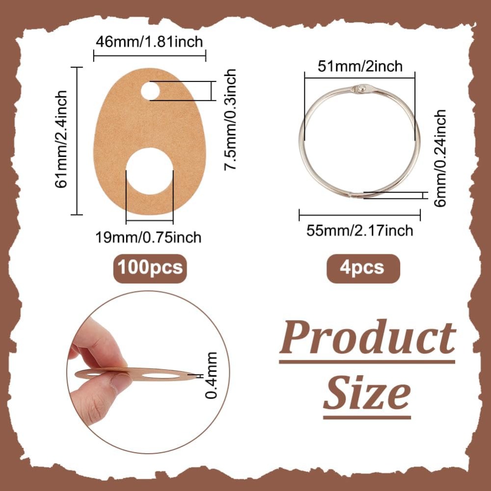 100Pcs Teardrop Floss Thread D - Embroidery Floss Thread recension och pris