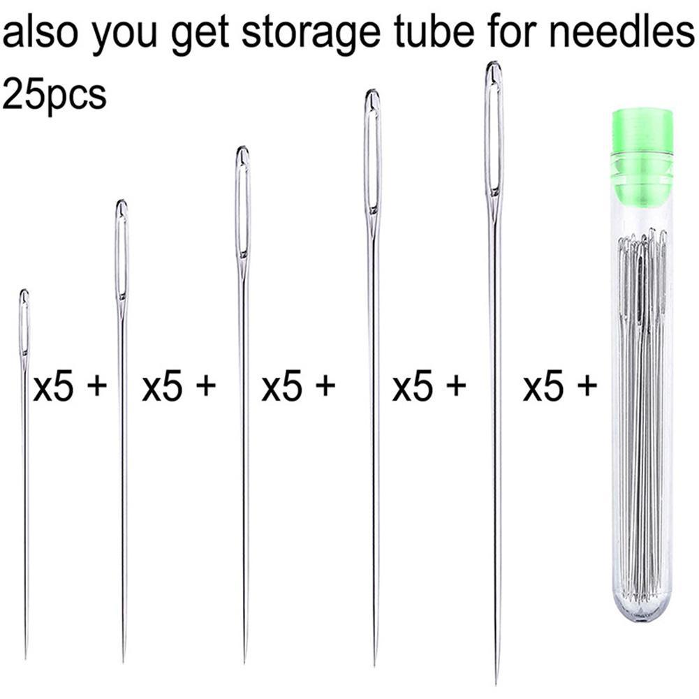 25 Pcs Large Eye Stitching Nee - Sewing Knit recension och pris