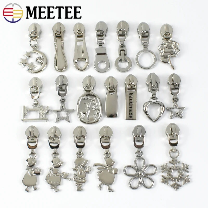 Metal Zipper Slider 5# 5-20Pcs - Textile And Sewing Supply recension och pris