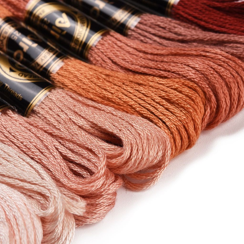 1Set 8 Skeins 0.5mm 6-Ply Poly - Embroidery Floss Thread recension och pris